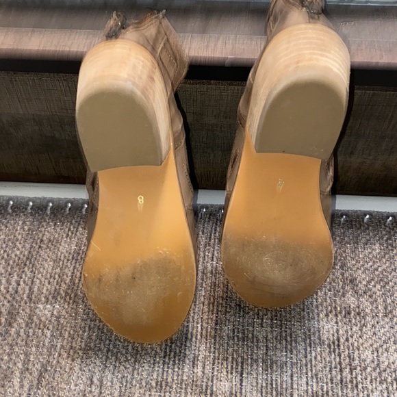 Charles David Womens Tan Leather Ankle Booties Charles By Charles David Size 8 - Picture 8 of 10